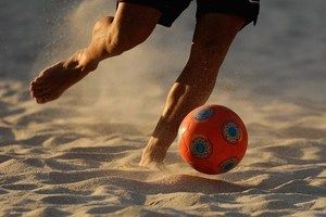 футбол на песке 